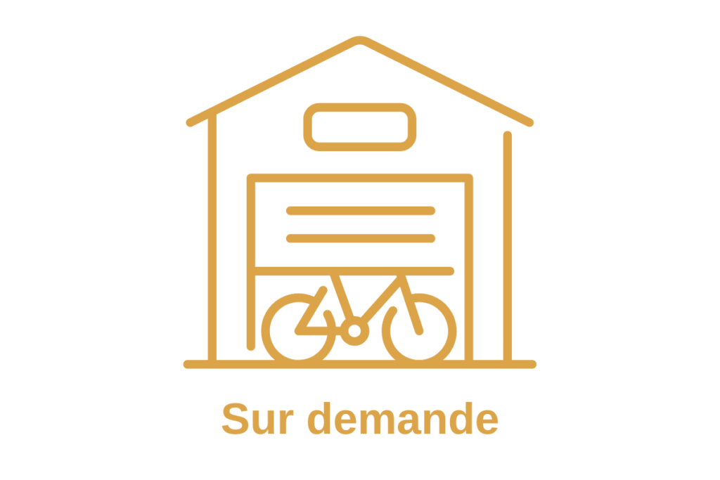 Possibilité de ranger votre vélo dans le garage