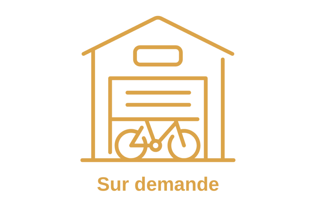 Possibilité de ranger votre vélo dans le garage