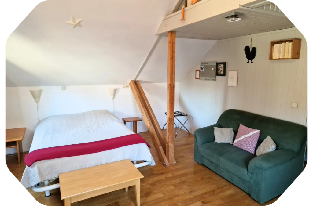 Vue intérieure du gîte La Pommeraie Le Coin Ardenne