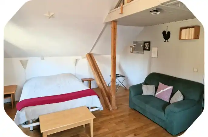 Vue intérieure du gîte La Pommeraie Le Coin Ardenne